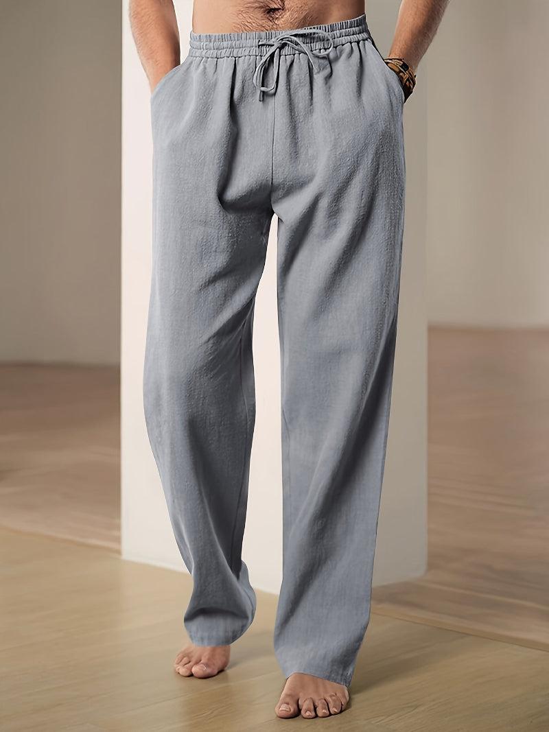 Pantaloni con coulisse dal taglio rilassato da uomo