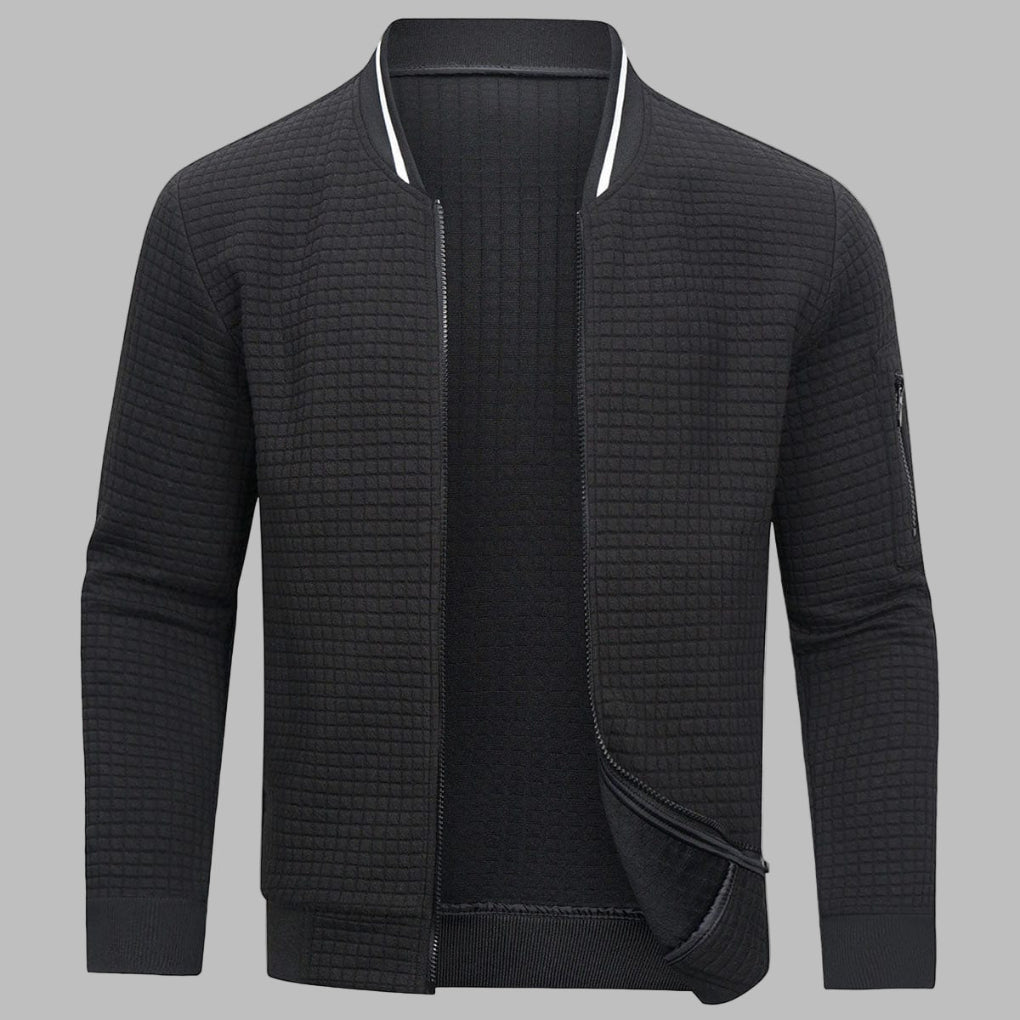 Maglione con cerniera da uomo comodo e caldo