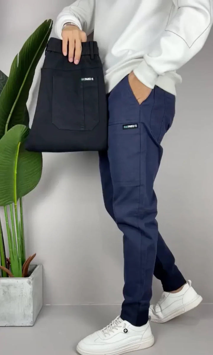 Pantaloni cargo elasticizzati