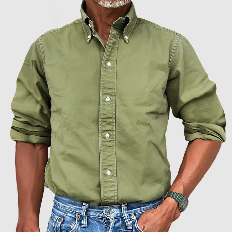 Camicia classica a maniche lunghe da uomo