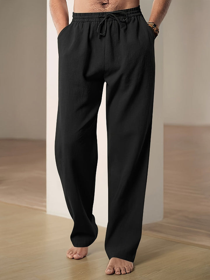 Pantaloni con coulisse dal taglio rilassato da uomo