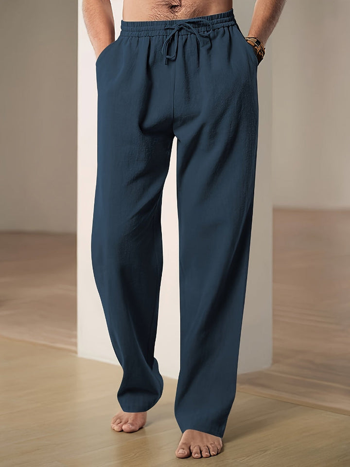 Pantaloni con coulisse dal taglio rilassato da uomo