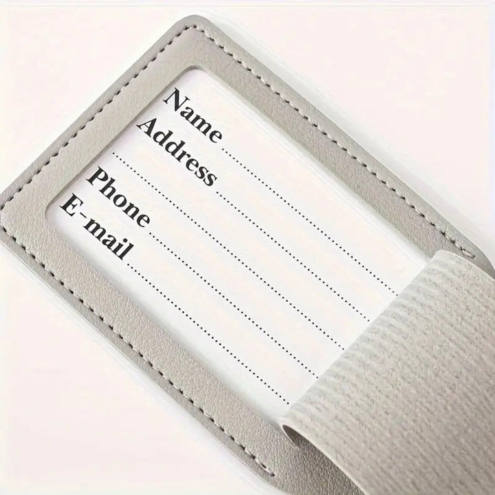 Etichetta per bagaglio personalizzata in pelle