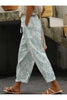Pantaloni casual da donna con stampa in pizzo