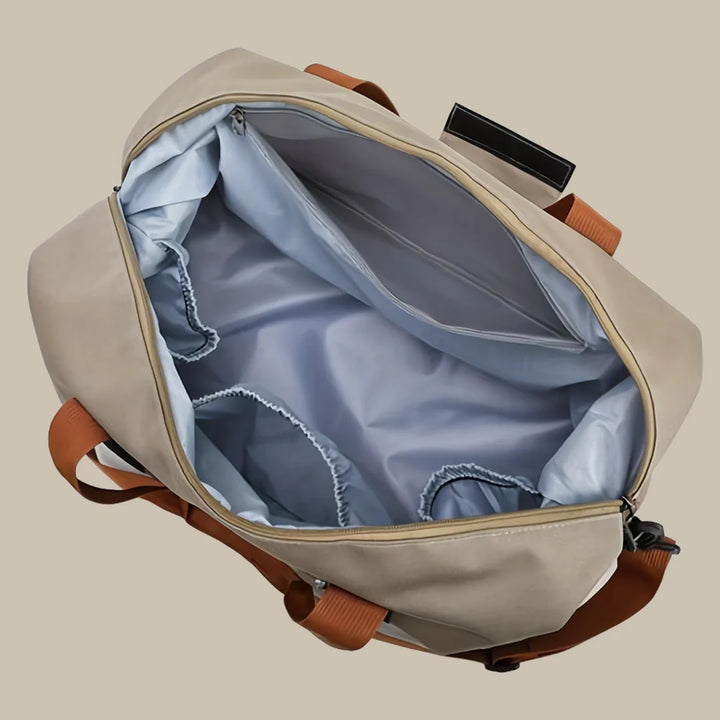 ArancioneBorsa da viaggio da uomo spaziosa ed elegante