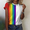 T-shirt arcobaleno alla moda (pre-vendita)