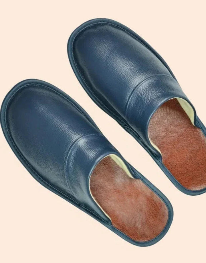 Pantofole da Interno in Vera Pelle Antiscivolo e Confortevoli