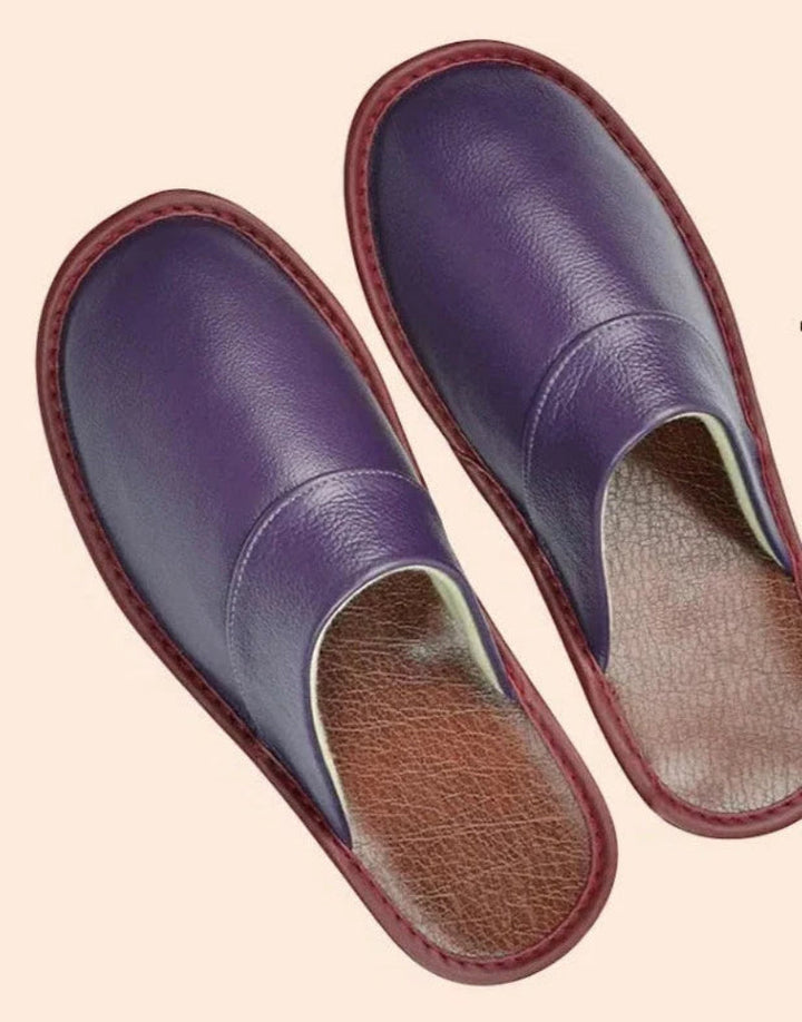 Pantofole da Interno in Vera Pelle Antiscivolo e Confortevoli