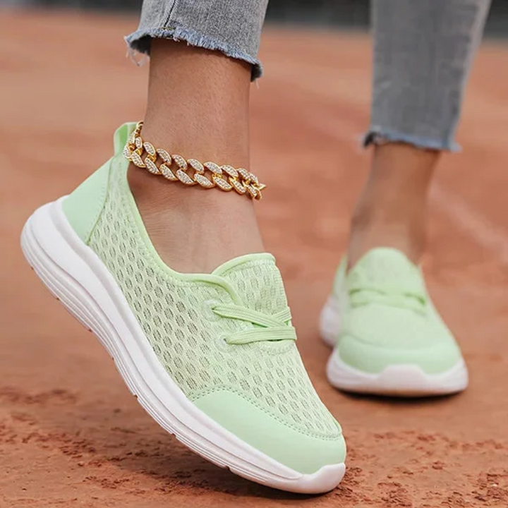 Scarpe ortopediche da donna con suola morbida e rete comfort