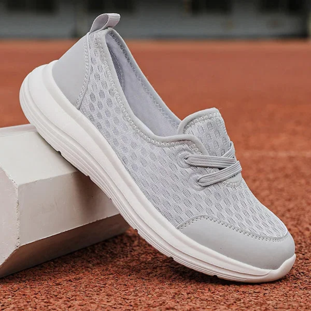Scarpe ortopediche da donna con suola morbida e rete comfort