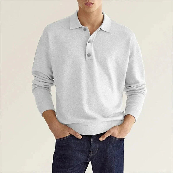 Polo a maniche lunghe da uomo