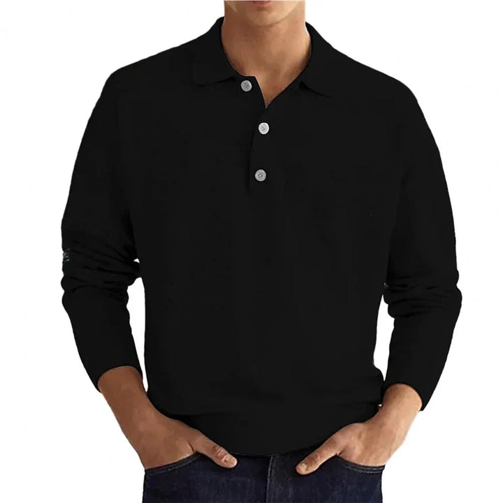 Polo a maniche lunghe da uomo