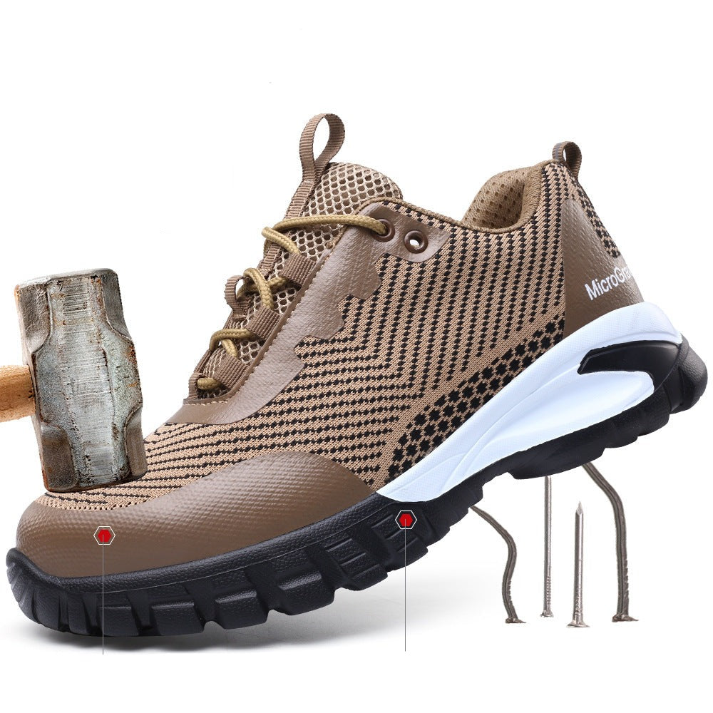 Scarpe di sicurezza nere leggere e impermeabili