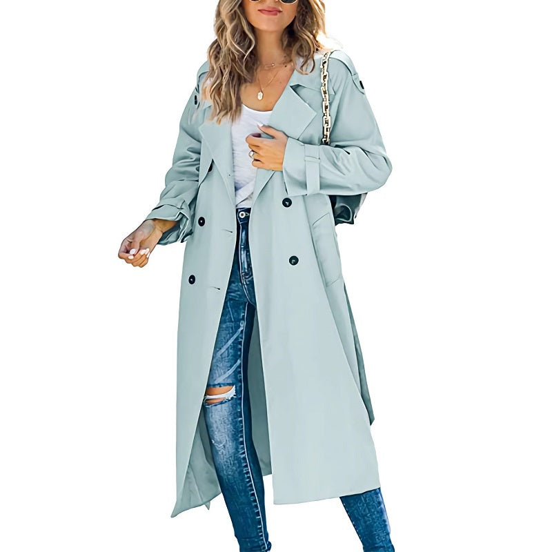 Trench lungo da donna