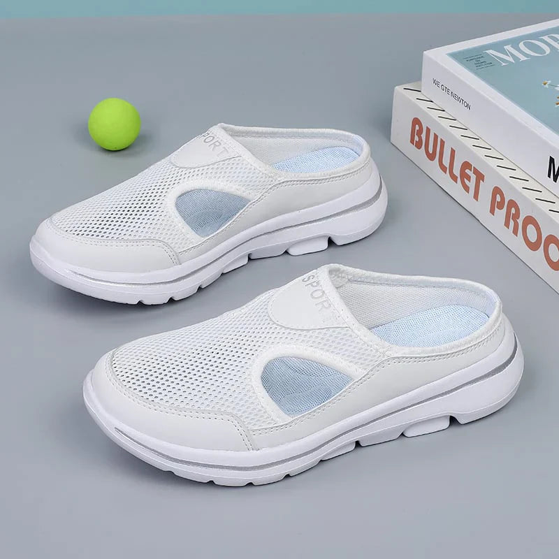 Scarpe casual ortopediche senza lacci per donna