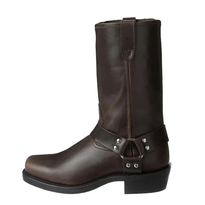 Stivali da cowboy alla moda per uomo e impermeabili