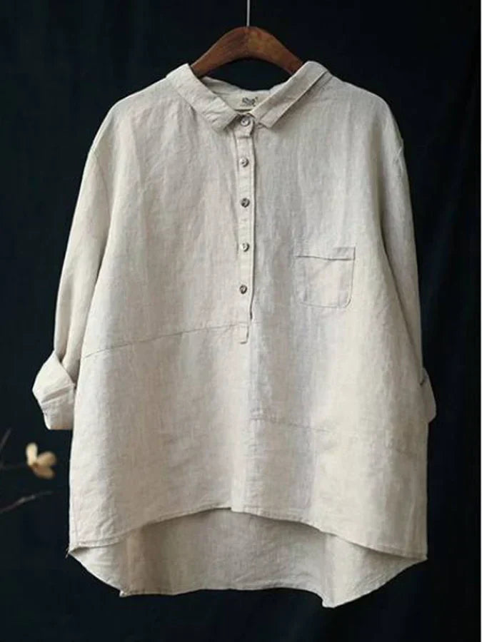 Camicetta elegante a maniche lunghe da donna
