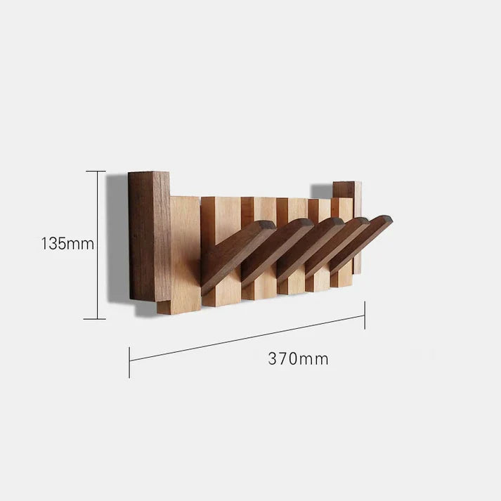 Appendiabiti in legno durevole in stile pianoforte