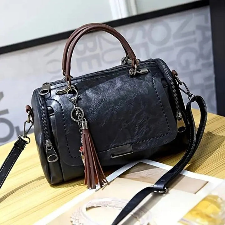Elegante borsa a tracolla in pelle