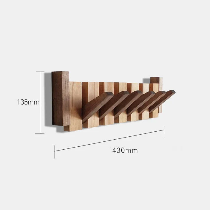 Appendiabiti in legno durevole in stile pianoforte