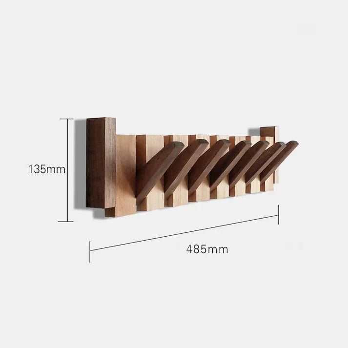 Appendiabiti in legno durevole in stile pianoforte
