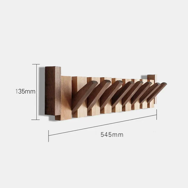 Appendiabiti in legno durevole in stile pianoforte