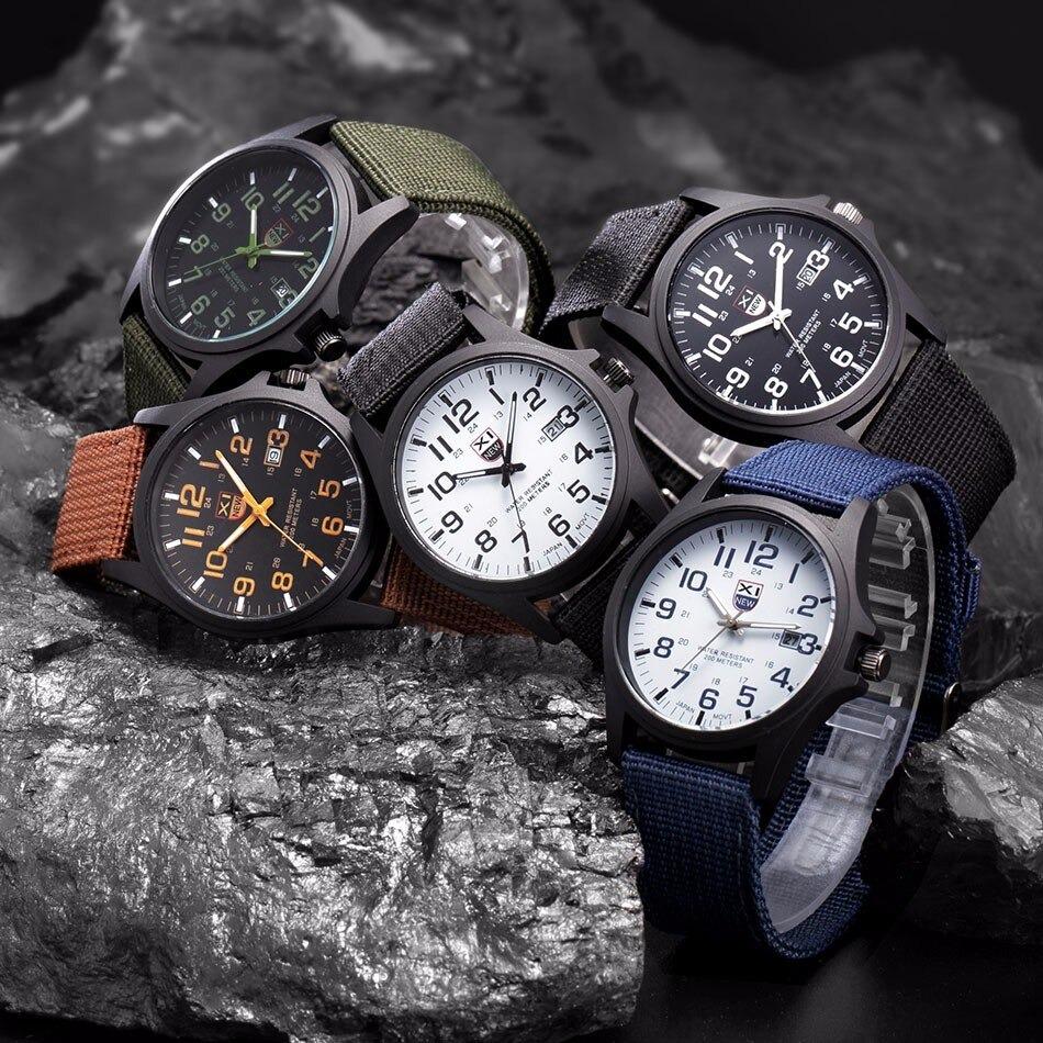 Robusto orologio di stile militare