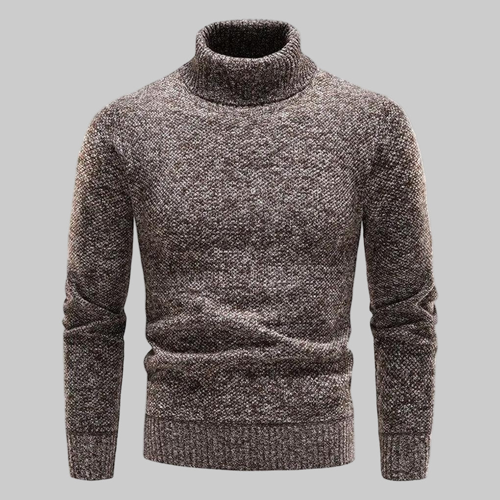 Elegante maglione a collo alto