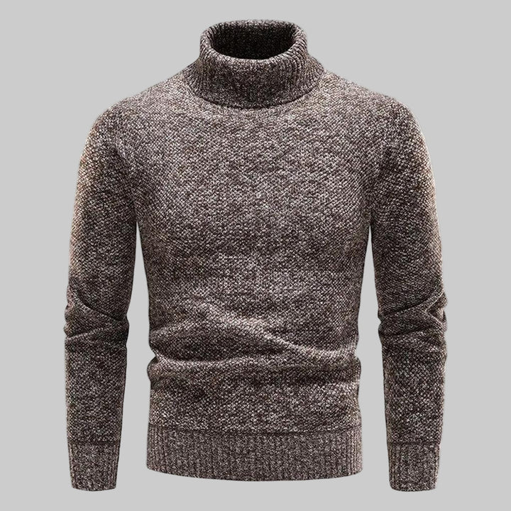 Elegante maglione a collo alto