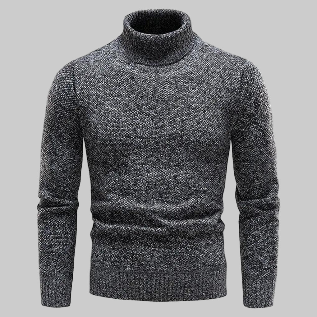 Elegante maglione a collo alto