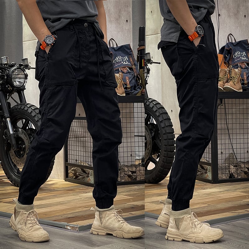 Pantaloni cargo elasticizzati da uomo