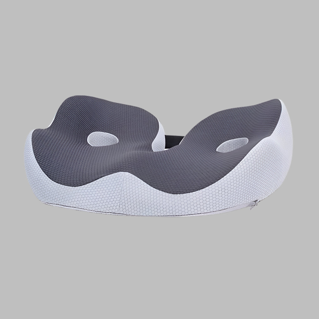 Cuscino per seduta regolabile in memory foam con sollievo per le ossa ischiatiche
