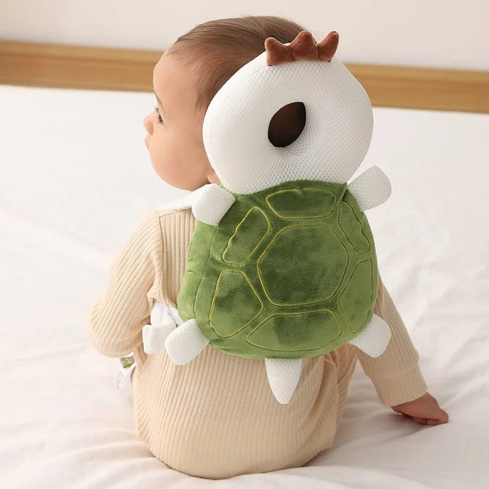 Protezione per la testa e il collo del bambino allegro