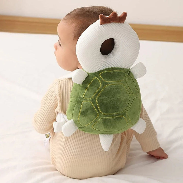 Protezione per la testa e il collo del bambino allegro