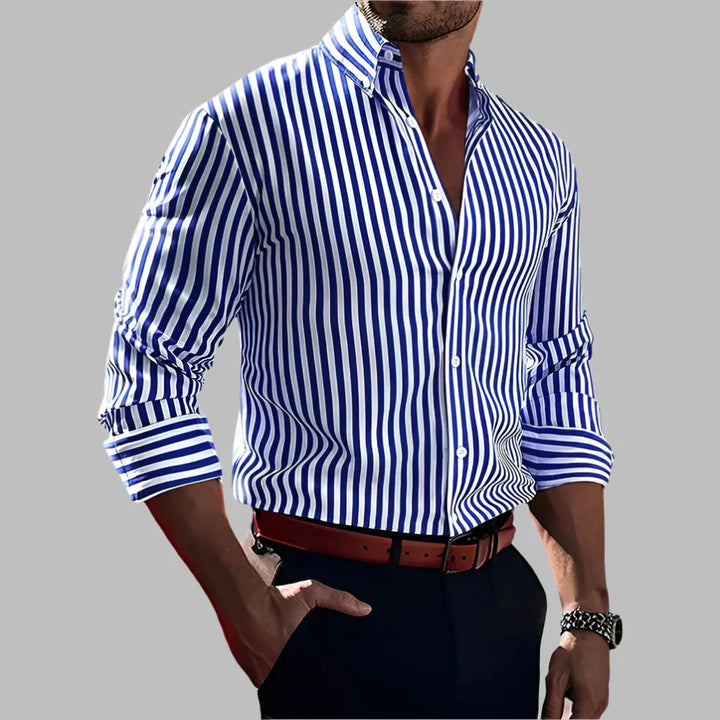 Camicia a righe da uomo
