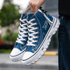 Scarpe alte in tela spessa da uomo, stile casual streetwear