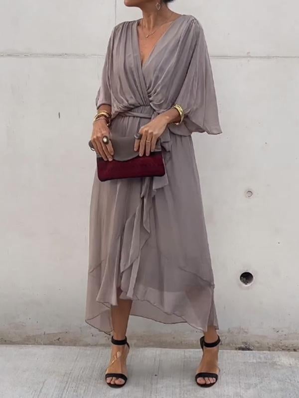 Abito elegante con scollo a V