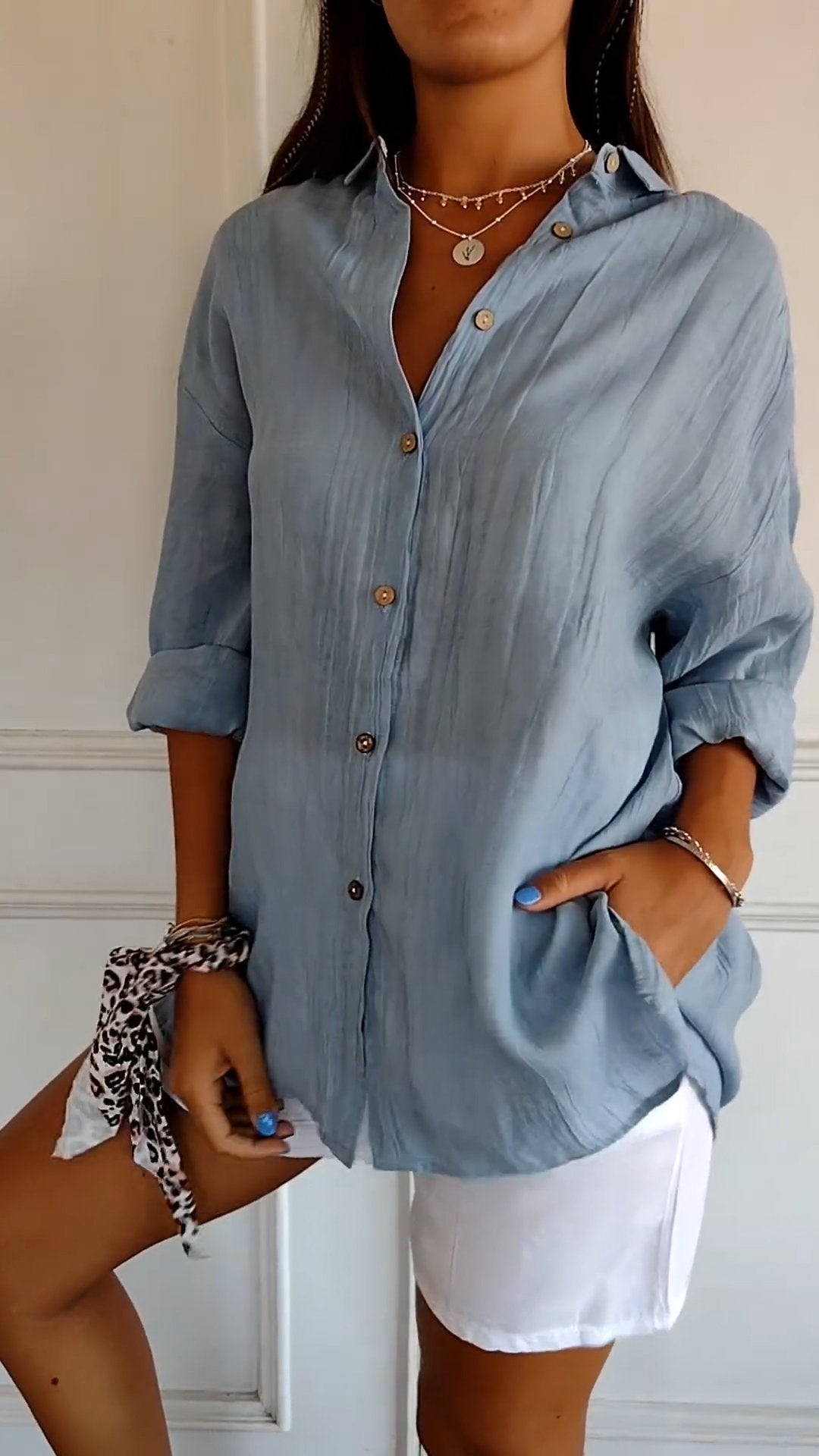 Camicia button down da donna