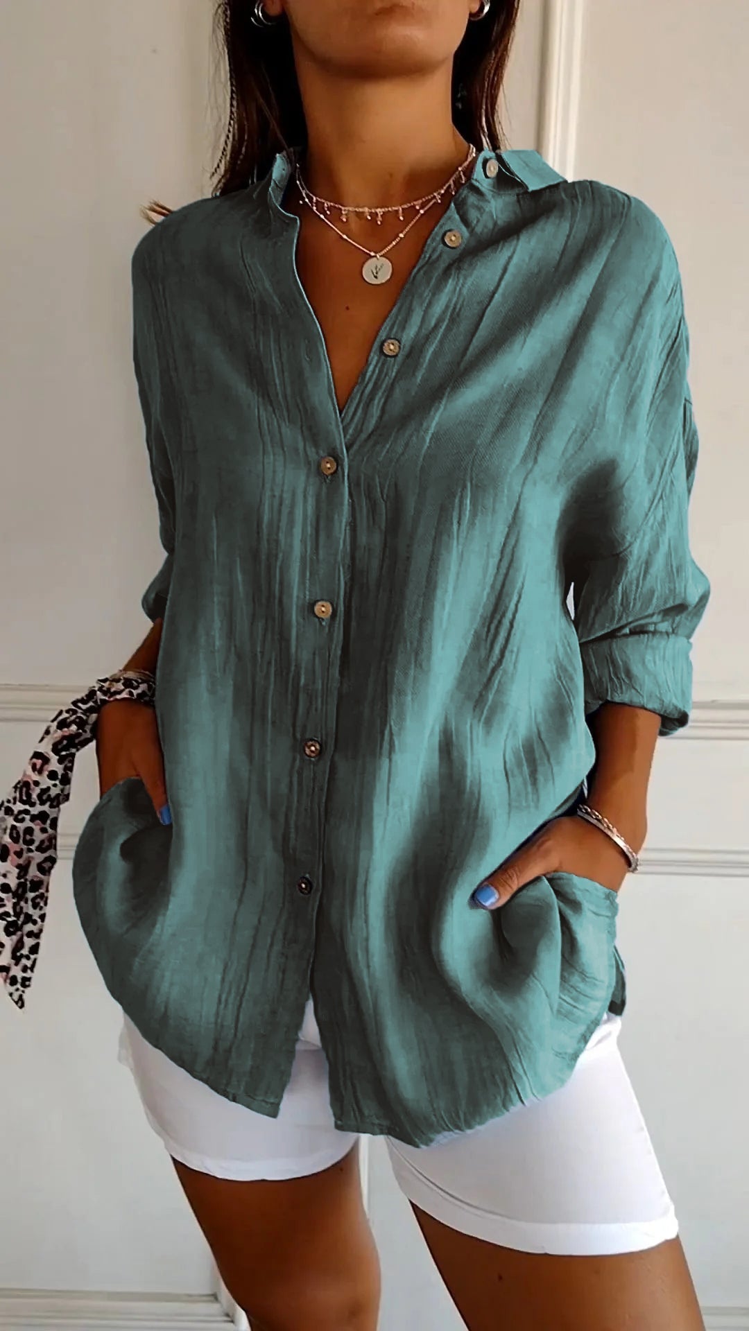 Camicia button down da donna