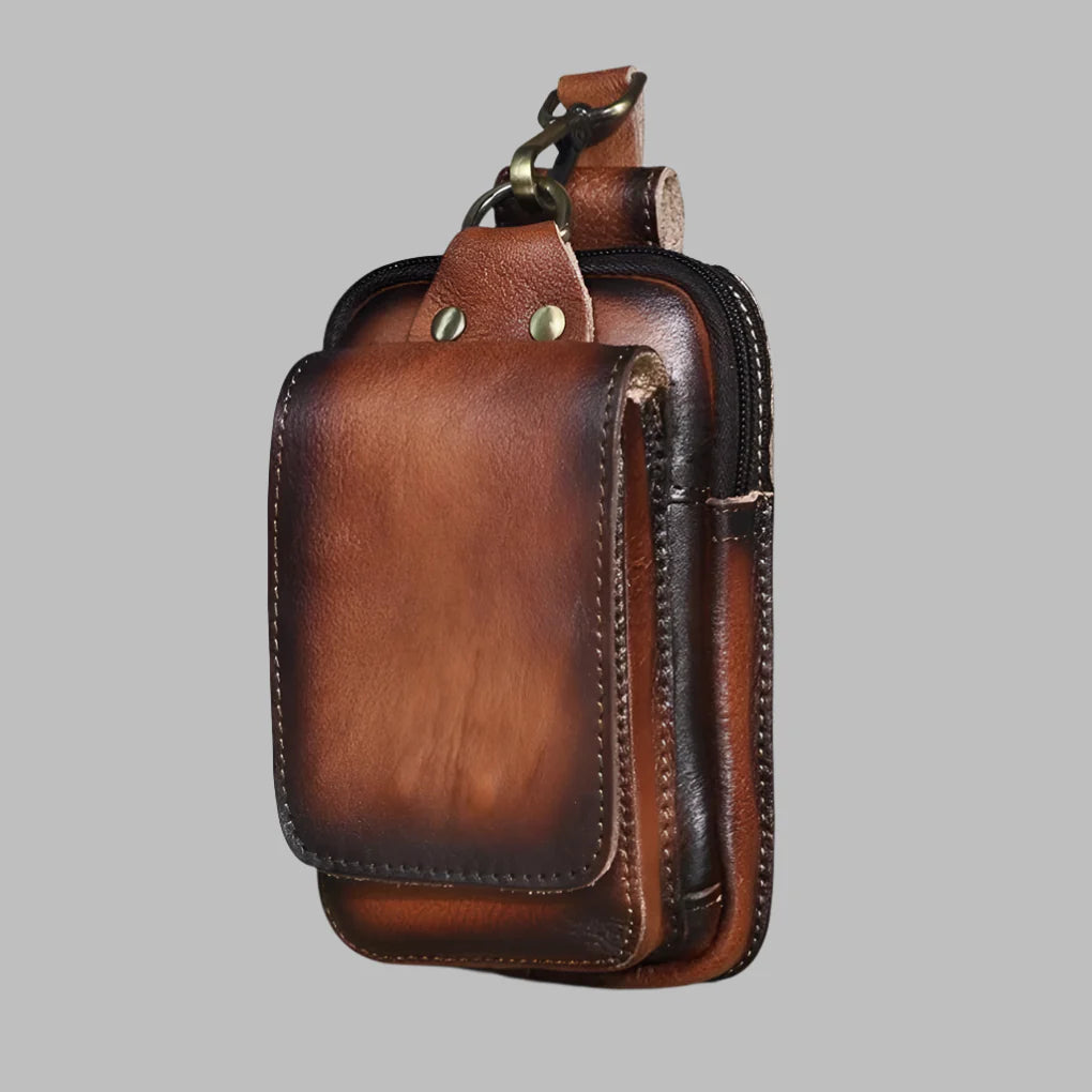 Borsa a tracolla in pelle da uomo