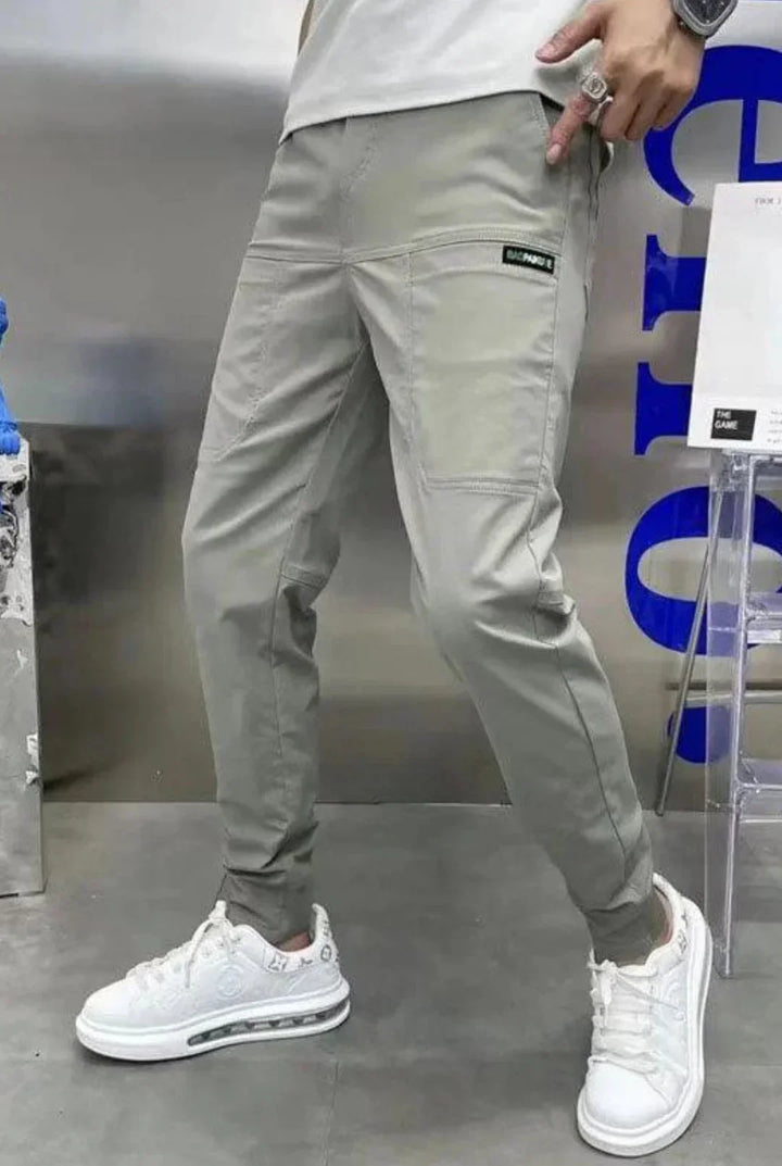 Pantaloni cargo elasticizzati