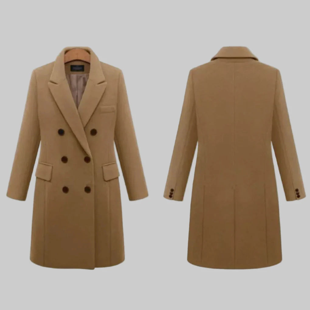Cappotto invernale lungo da donna
