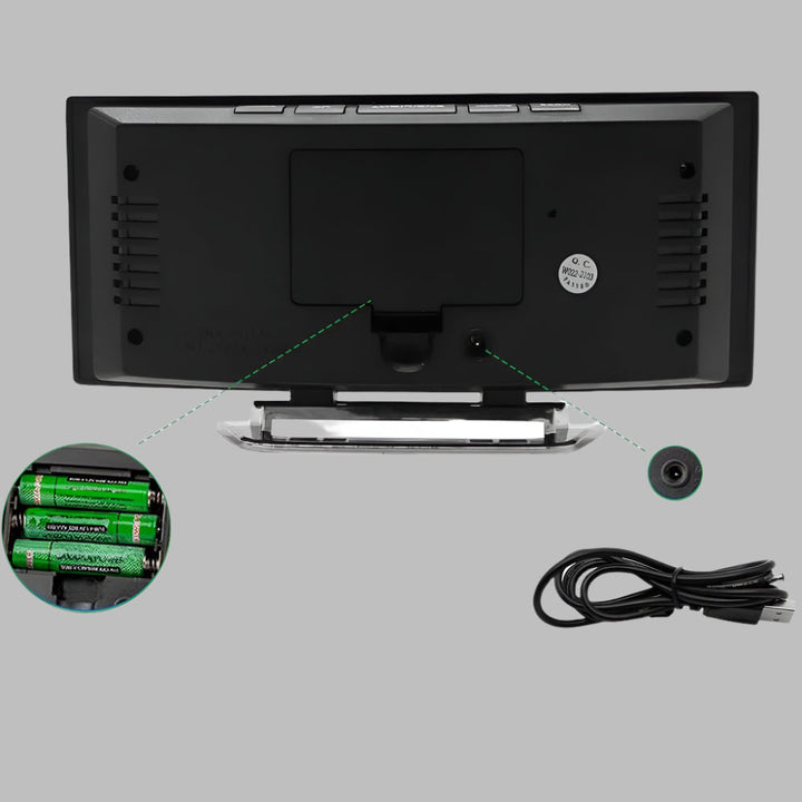 Sveglia a LED curva