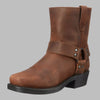 Stivali da uomo in pelle vintage stile western