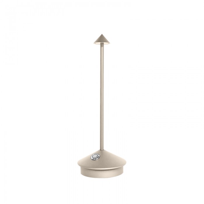 Moderna lampada da tavolo LED sottile e senza fili per un'illuminazione elegante