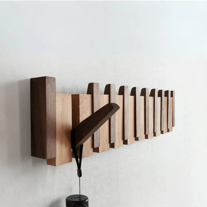 Appendiabiti in legno durevole in stile pianoforte