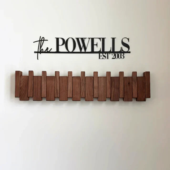 Appendiabiti in legno per pianoforte