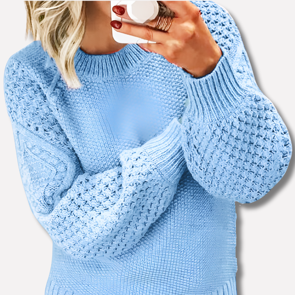 Elegant sweater warm for woman