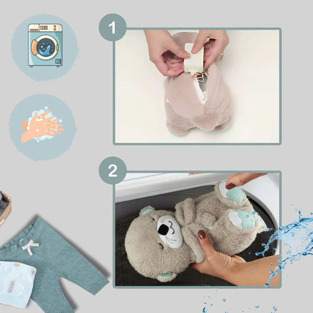 Peluche rilassante a forma di lontra – compagno di sonno rilassante