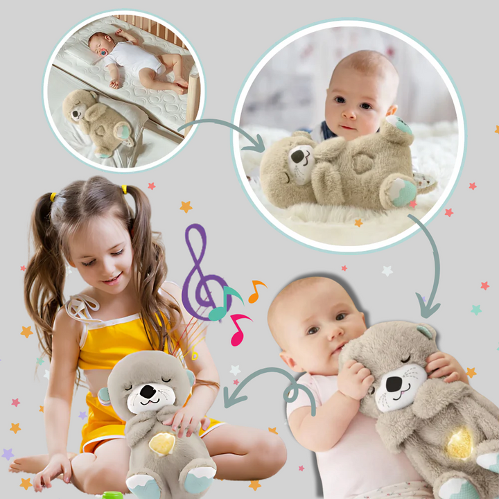 Peluche rilassante a forma di lontra – compagno di sonno rilassante